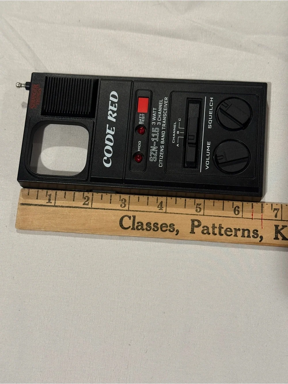Stranger Things Code Red Walkie Talkie Phone Case iPhone 15 Pro Max SZN-115
